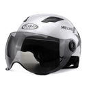 Motorcycle Helmet Half Open Face Scooter Protection Head Gear