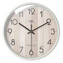 30CM Round Wooden Wall Clock Modern Home Living Room Kitchen Hanging Watch Decor