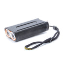 XANES DL09 800LM 2 x T6 LED 4 Modes Wide Angle IP65 Waterproof USB Charging Bike Front Light