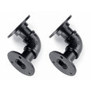 1 Pair of DN20 80/130/170/210mm Steel Pipe Shelf Bracket Holder DIY Pipe Shelf Brackets