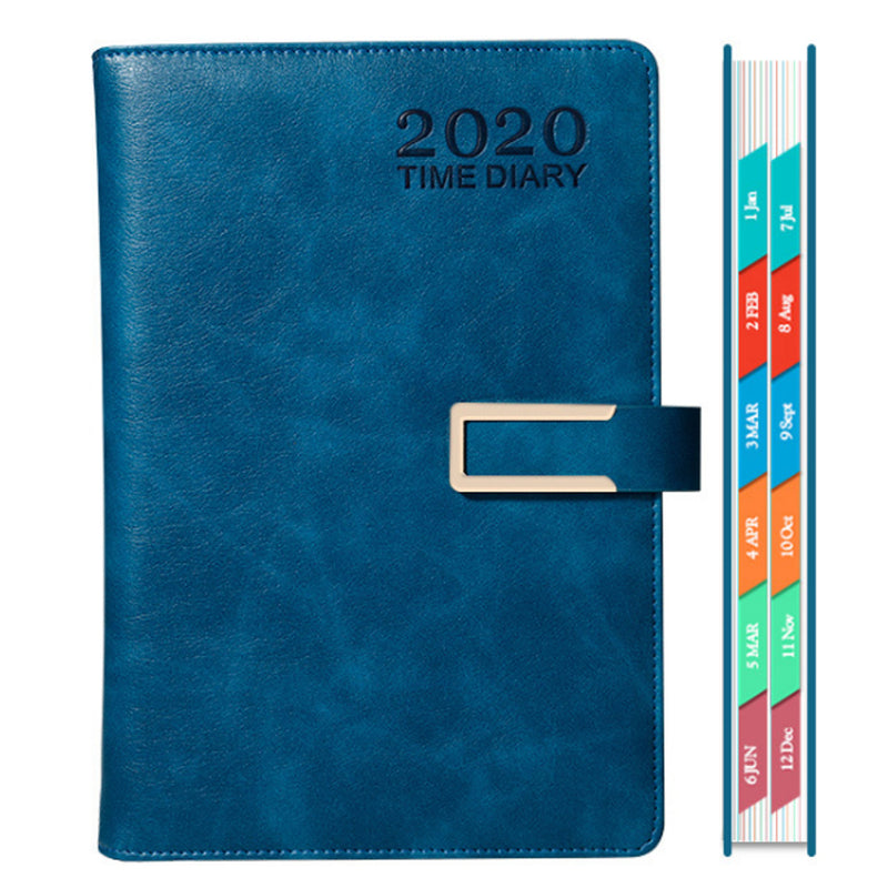 A5 Notebook 2020 Year Time Diary 365 Days Daily Schedule Planner Notepad Calendar Book