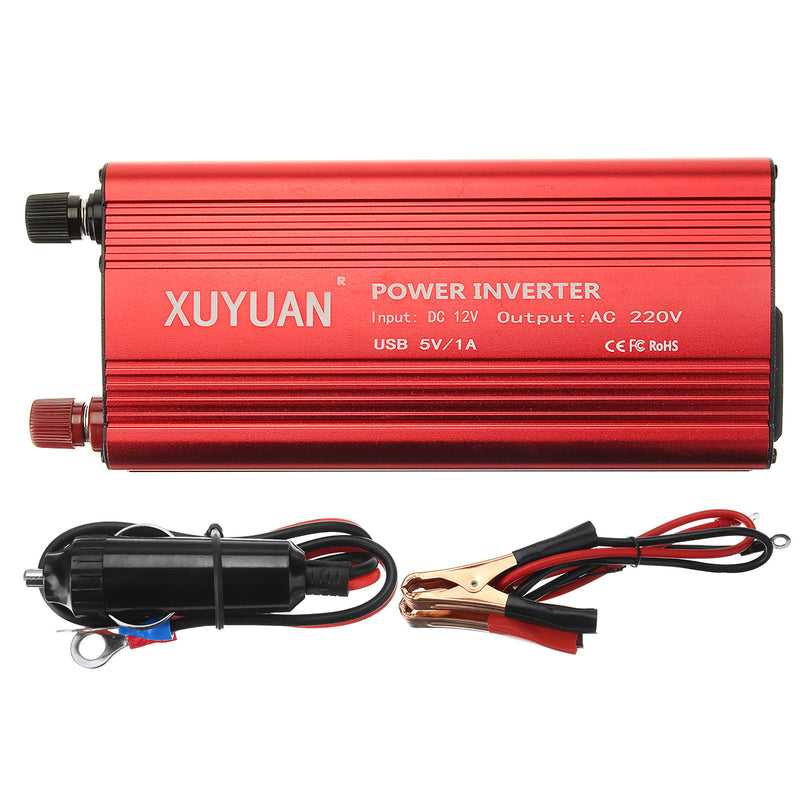 1300W Inverter DC to AC Car Inverter LED Display Modified Sine Wave Car Power Inverter Truck