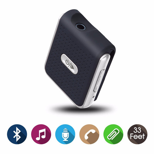 Bakkey bluetooth V4.1 Car Hands Free Music Receiver 3.5mm AUX Audio Adapter For Car Audio Speakers