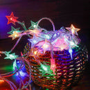 8M 80LED Star Fairy String Light USB Lantern Festival Outdoor Waterproof Decoration