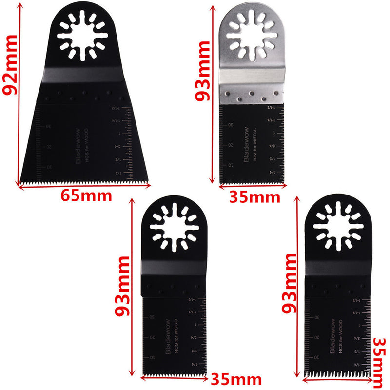 12pcs Multitool Blades for Fein Multimaster Makita Oscillating Multitools Oscillating Tools