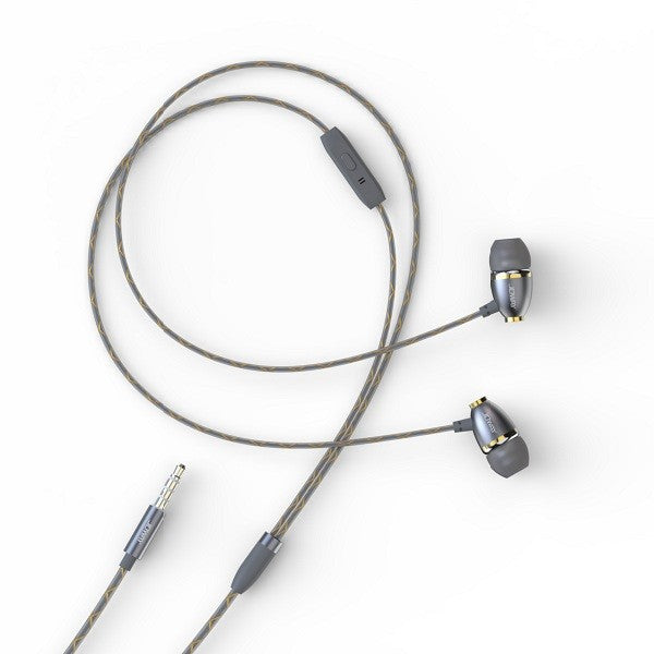 JOWAY HP26 In-ear 10mm Dynamic Wired Control Heavy Bass Braided Wire Headphone