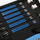 H&B HB-BSA16 Sketch Wood Pencil Set For Student Study In School