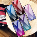 Bakeey Gradient Tempered Glass Protective Case For Samsung Galaxy A70 2019 Scratch Resistant Back Cover