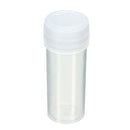 20Pcs 5ml Chemistry Plastic Test Tube Vials with Seal Caps Pack Container