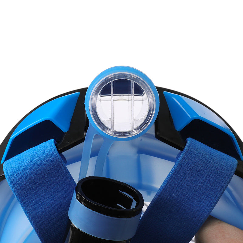 Diving Mask Snorkel Mask Full Face Mask Detachable Camera Mount Adjustable Headband Anti-fog Leakage Safety Snorkeling Diving Equipment with Mobile Waterproof Bag