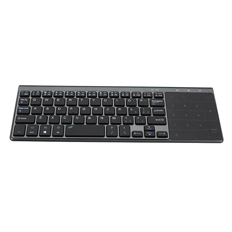 JP136 Ultra Thin 2.4GHz Wireless Keyboard with Touch Pad for Laptops Desktop Computers