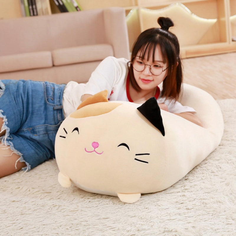 60CM Chubby Cute Soft Kawaii Animal Kid Stuffed Plush Toys Pillow Cartoon Cushion