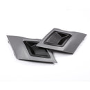2Pcs Car Rear Bumper Exhaust Pipe Cover Trim  Bumper Protector Gray Silver For Land Rover Discovery