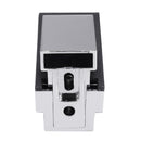 Solid Metal Adjustable Floating Wood Glass Shelf Bracket Wall Mount Brush Holder Rack