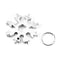 18 In 1 Snowflake Shape Multi Tool KeyChain Screwdriver EDC Tool