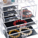 24*15*30cm Acrylic Injection Molding Processing Cosmetic Organizer Storage Rack DIY Desktop Finishing Box