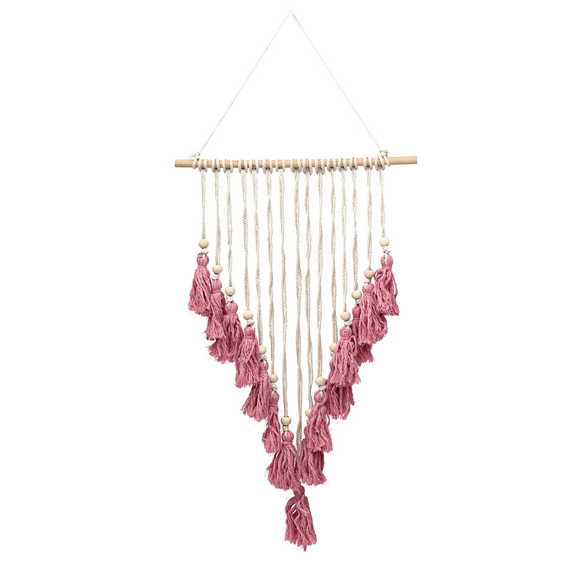 Wall Hanging Handwoven Bohemian Cotton Rope Chic Tapestry Home Door Decorations