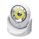 3W Wireless Round COB LED PIR Sensor Night Light Battery Powered Wall Lamp Stair Cabinet Home