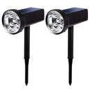 ARILUX Solar Powered 5LED Light Control Wall Light Waterproof Stake Lamp for Outdoor Landscape