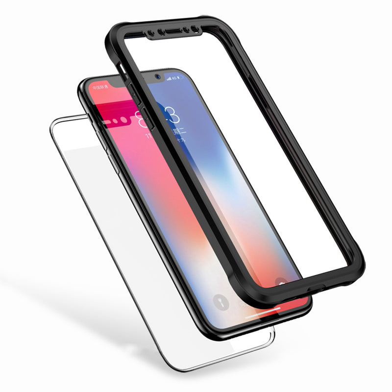 Bakeey 360 Full Body Airbag PC + TPU Protective Case for iPhone X
