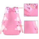 Waterproof Nylon Lighten Load Backpack Student School Bag Travel Kids Rucksack With Pencil Case