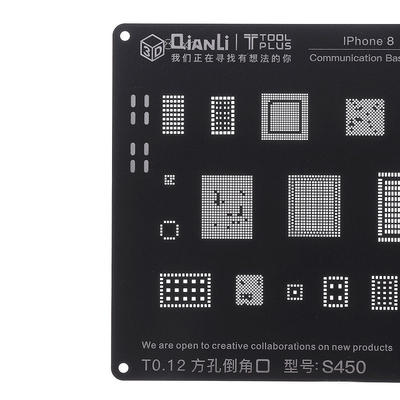 BGA Stencil Communication Baseband Module BGA Reballing Stencil Repair Tool for iPhone 5 5S 6 6S 7G 7Plus 8 8P