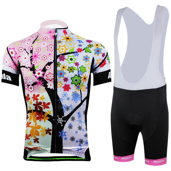 AOGDA Tree Bike Clothing Suit Bicycle Arm Warmers Short Sleeves Set for Women