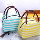 Oxford Lunch Bag Tote Bag Cooler Insulated Handbag Zipper Storage Containers