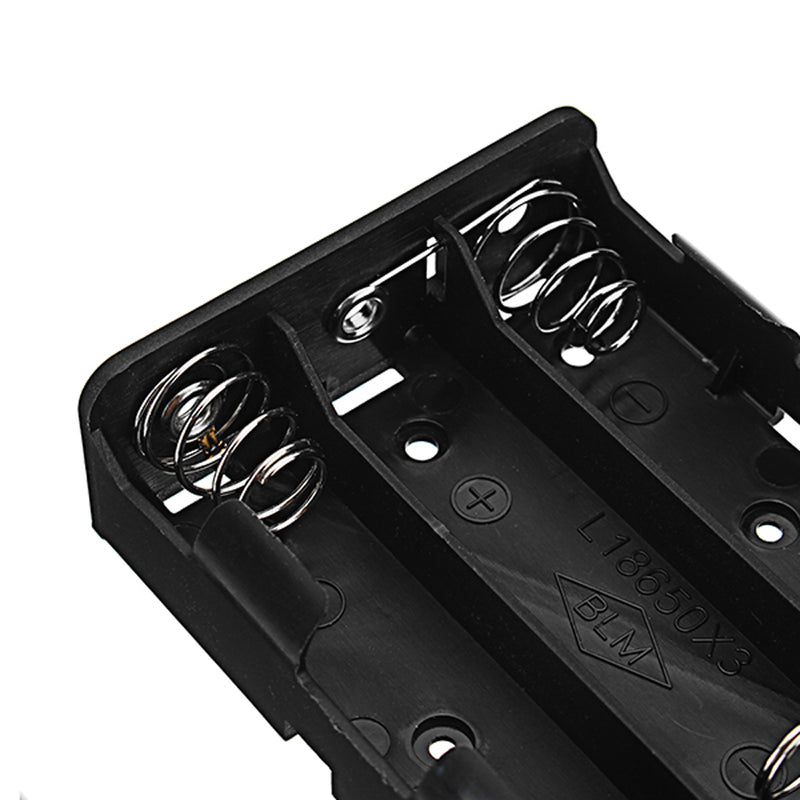 20pcs DC 11.1V 3 Slot 3 Series 18650 Battery Holder Box Case With 2 Leads And Spring