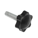 Suleve M8TS1 10Pcs M8 30mm Star Shape Head Thread Knurled Thumb Screw Clamping Grip Knob Screw