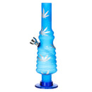 Multifunction Leaf Printing Acrylic Big Water Pipes
