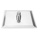 8 Inch Square Ultra Thin Stainless Steel Bathroom Rainfall Shower Head Top Sprayer