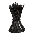 Suleve ZT08 Nylon 250Pcs 8mm 15/20/25/30/35/40cm Black/White Nylon Self-locking Cable Tie Zip Ties Strong Tensile Strength