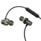 [Dual Dynamic Drivers] AWEI bluetooth Earphone Magnetic Noise Cancelling IPX5 Waterproof Headphone