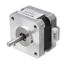 HANPOSE 17HS2408 28mm Nema 17 Stepper Motor 42 Motor 42BYGH 0.6A 12N.cm 4-lead For CNC Laser 3D Printer Motor