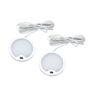 DC12V 5W  Round Hand Wave Sensor LED Switch Cabinet Light Aluminum Kitchen Wardrobe Counter Lamp