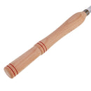 Drillpro Wood Turning Tool Wood Handle with Titanium Coated Wood Carbide Insert Cutter Square Shank Woodworking Tool
