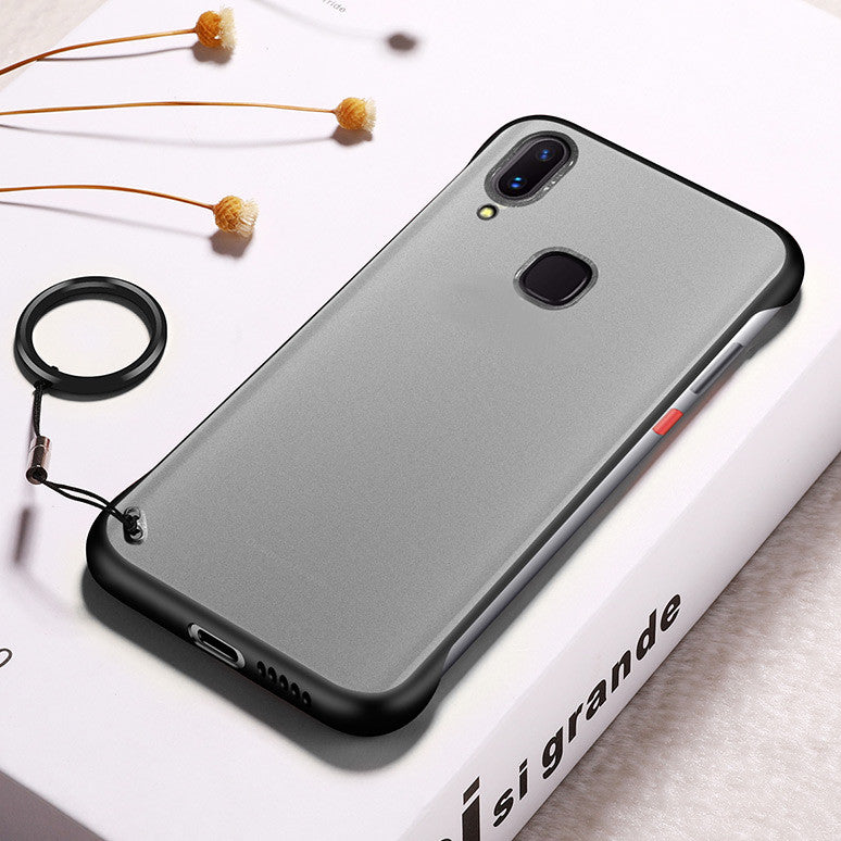 Bakeey Transparent Ultra Thin Anti Fall Matte Hard PC&Soft Edge With Finger Ring Protective Case For Xiaomi Redmi Note 7