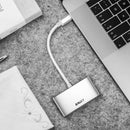 EAGET CH12 Multi-function Type-C to USB 3.0 VGA and Type-C Charging Hub USB Docking Station