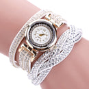 DUOYA D056 Crystal Retro Style Ladies Bracelet Watch Dress Quartz Watches