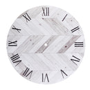 11'' Wood Wall Clock Diameter 28CM with Seamless Hook Round Room Home Bar Decor