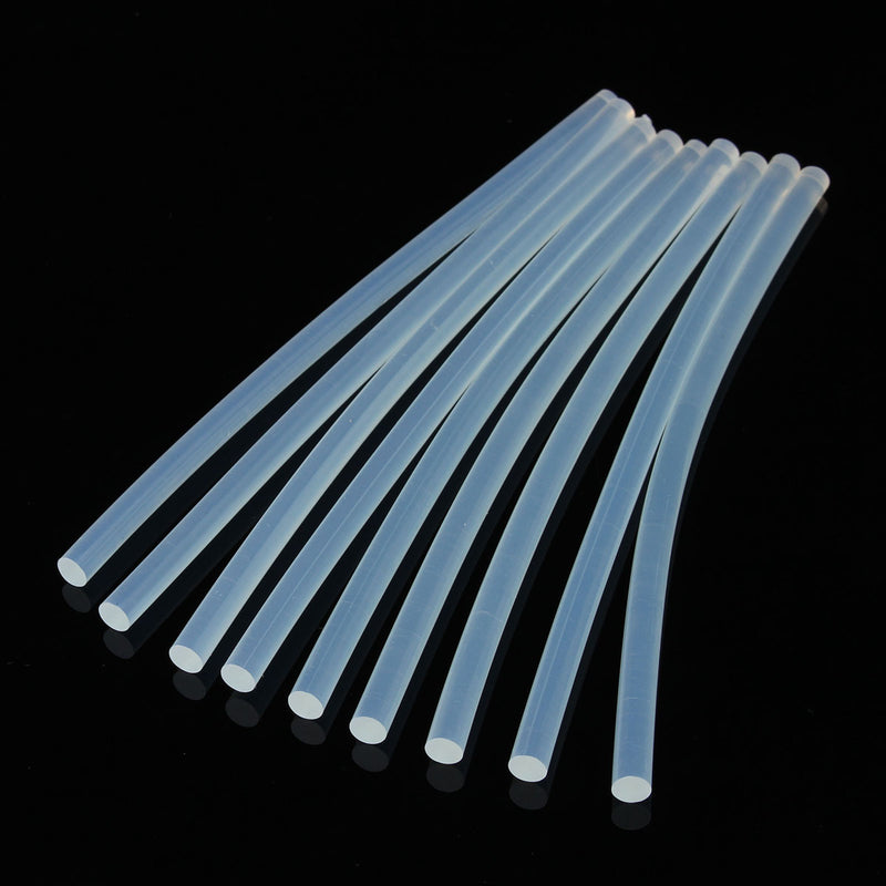 10pcs 7mm x 200mm EVA Clear Hot Melt Glue Sticks Adhesive Sticks For Glue Gun