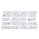 20pcs 6V SMD Lamp Beads with Optical Lens Fliter for 32-65 inch LED TV Repair