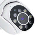 8LED WIFI IP Camera 1080P IP66 Waterproof Night Vision Pan Tilt Security IR Cam Two-way Radio Camera