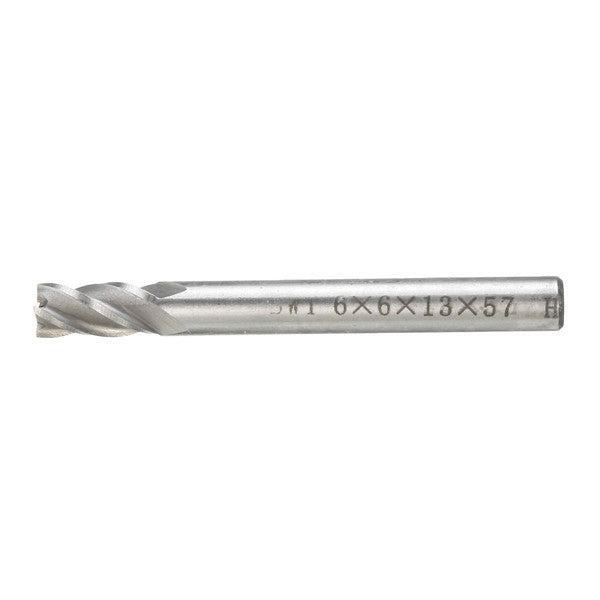 10pcs 2-10mm 4 Flute Milling Cutter HSS-Al  End Mill Cutter CNC Tool