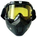 Motorcycle Windproof Dustproof Helmet Goggles With Removable Mask Mountain Bike Riding For CYCLEGEAR