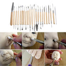 45PCS Clay Pottery Shaper Carving Blade Modelling Ceramic Sculpture Tools Kit