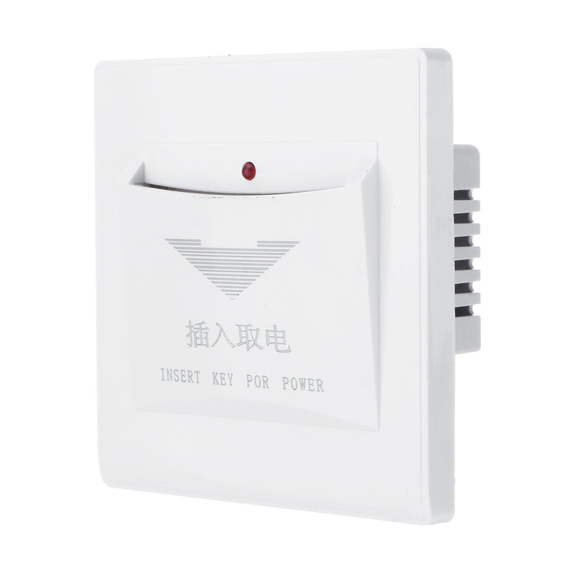 40A 220V Insert Card Switch Intellingent Wall Socket Switch Home