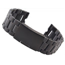 22mm Black Stainless Steel Metal Watch Band Strap for Moto 360 1st Watch+ Tools