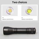 T6 Portable Black Tactical Military LED Flashlight Torch Zoom-able Work